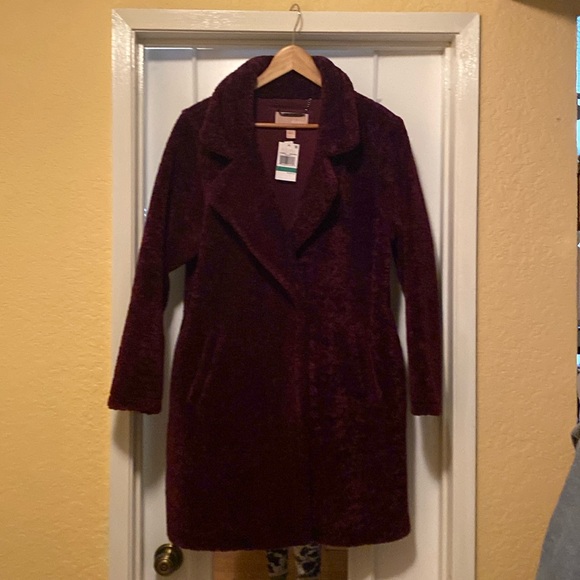 MICHAEL KORS  FAUX FUR COAT - Picture 1 of 6